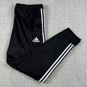 Adidas Men's XL Aeroready Black 3 Stripe Jogger Sweatpants